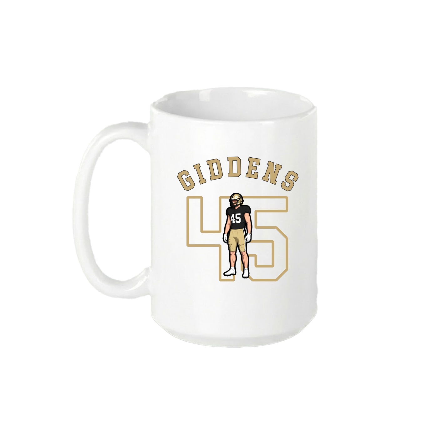 15oz Coffee Mug — Shirsey Arch in White