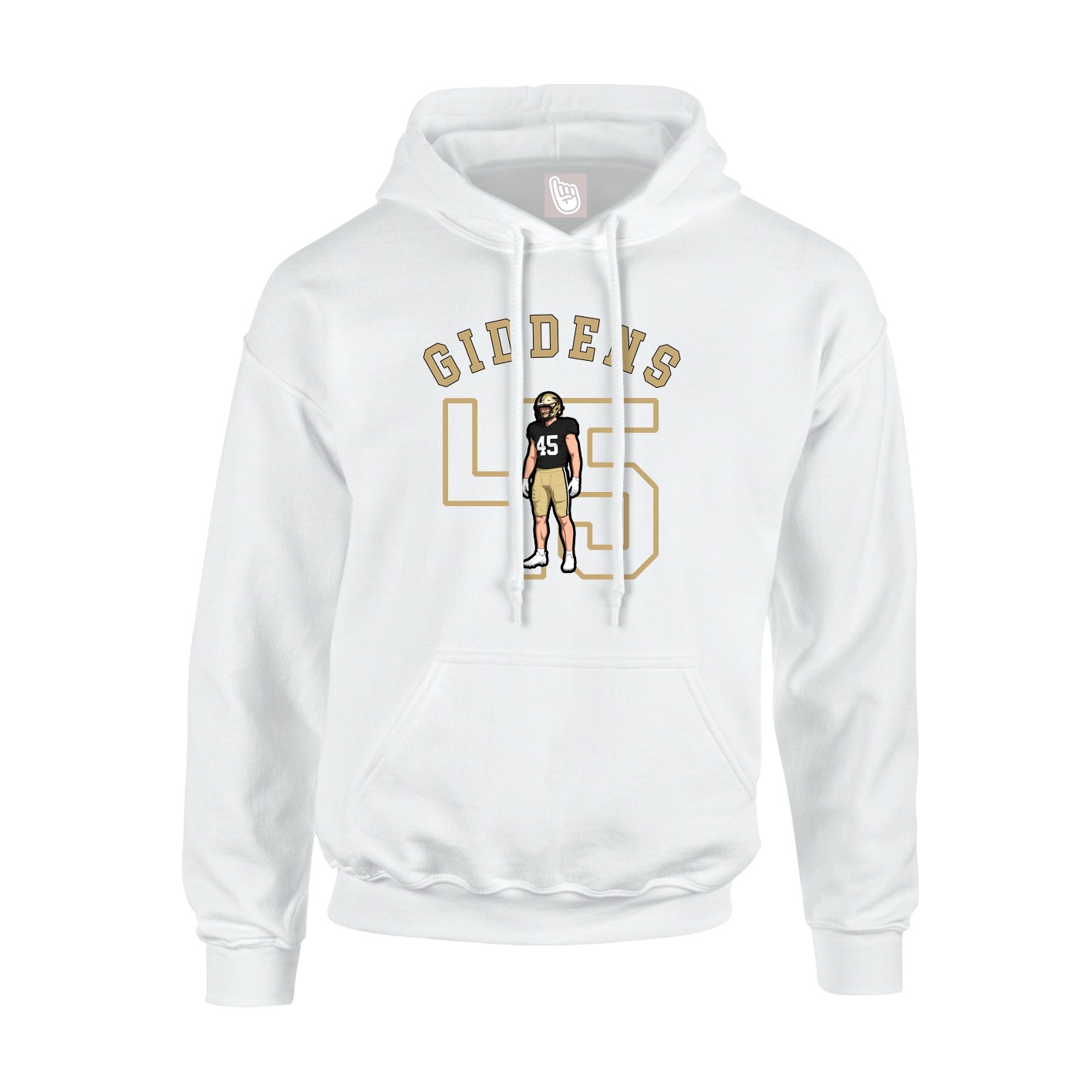 Hoodie — Shirsey Arch in White