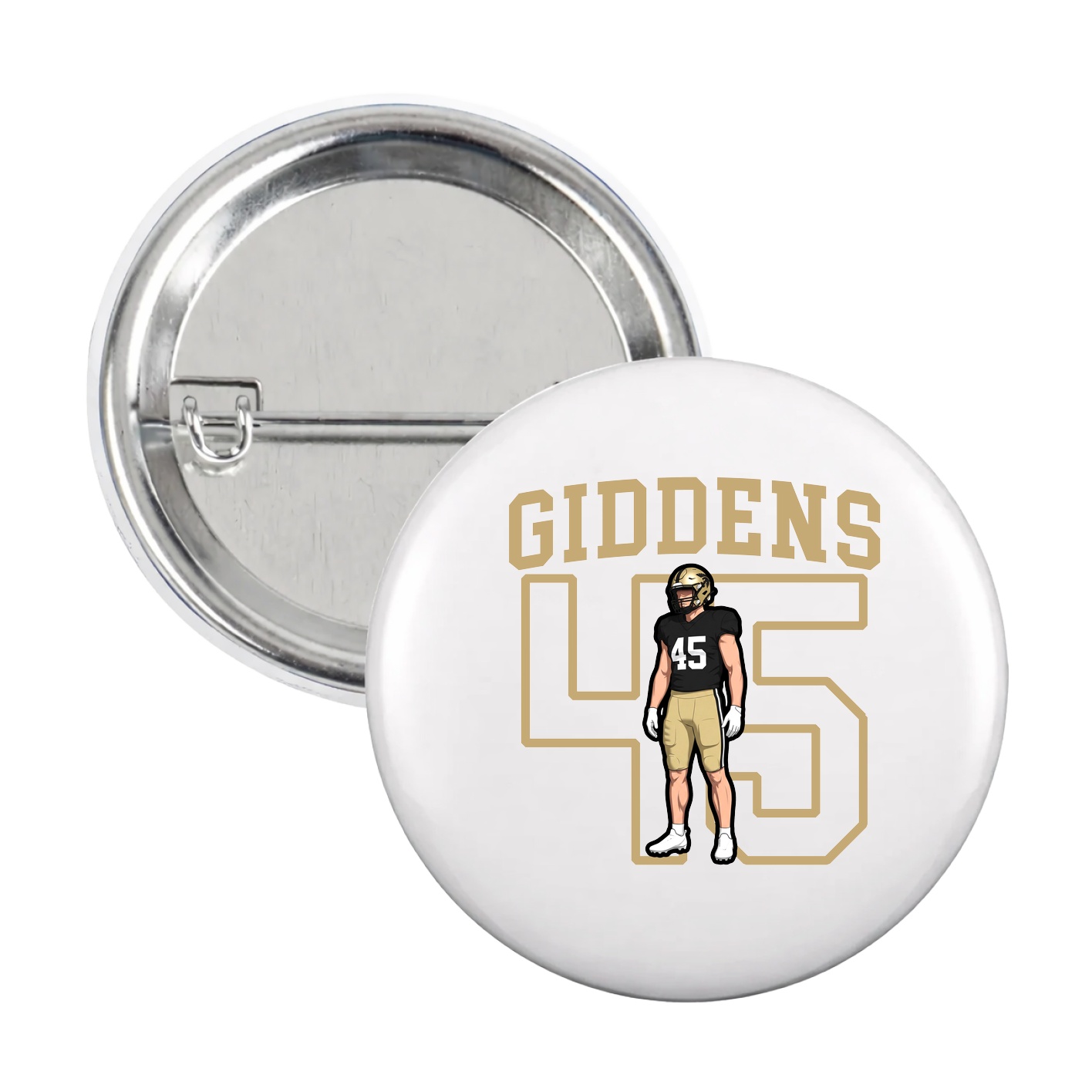 Game Day Button — Shirsey in White