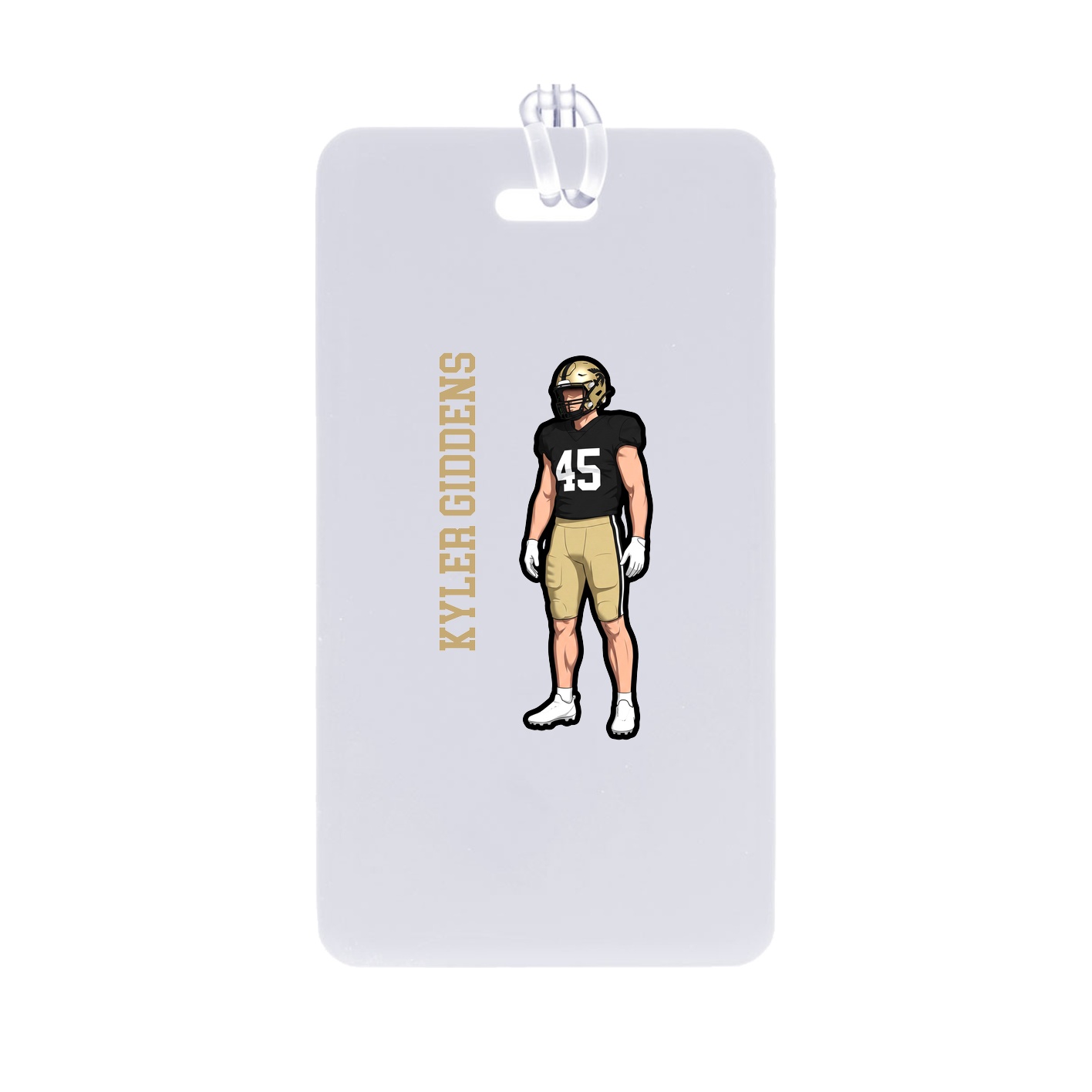 Bag Tag — Name Vertical in Classic