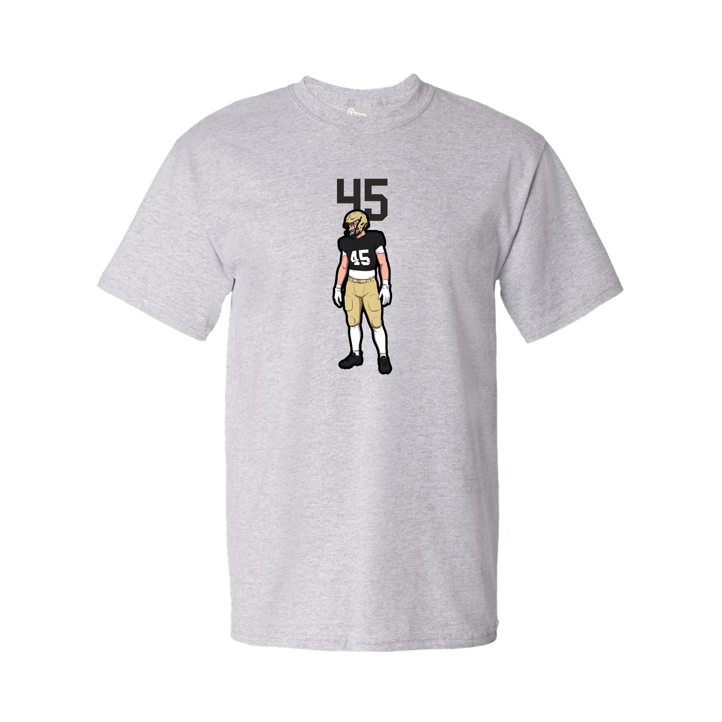 Tee — Number Top in Grey
