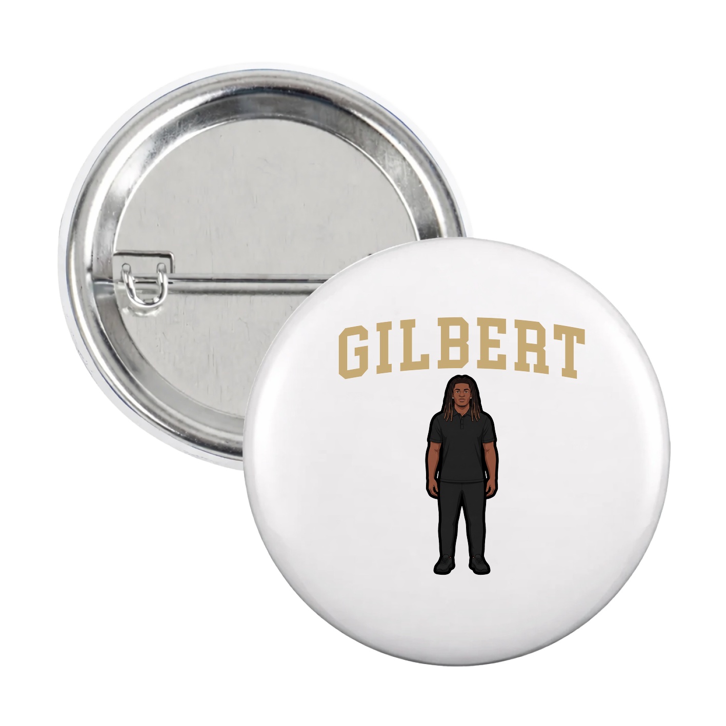 Game Day Button — Shirsey in White