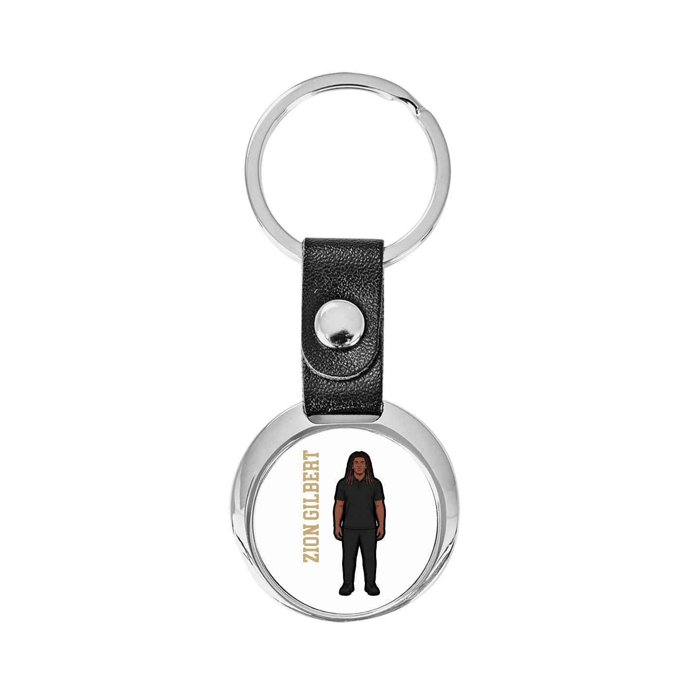 Key Chain — Name Vertical in Classic