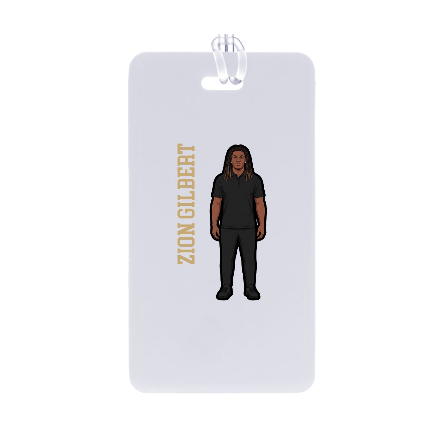 Bag Tag — Name Vertical in Classic