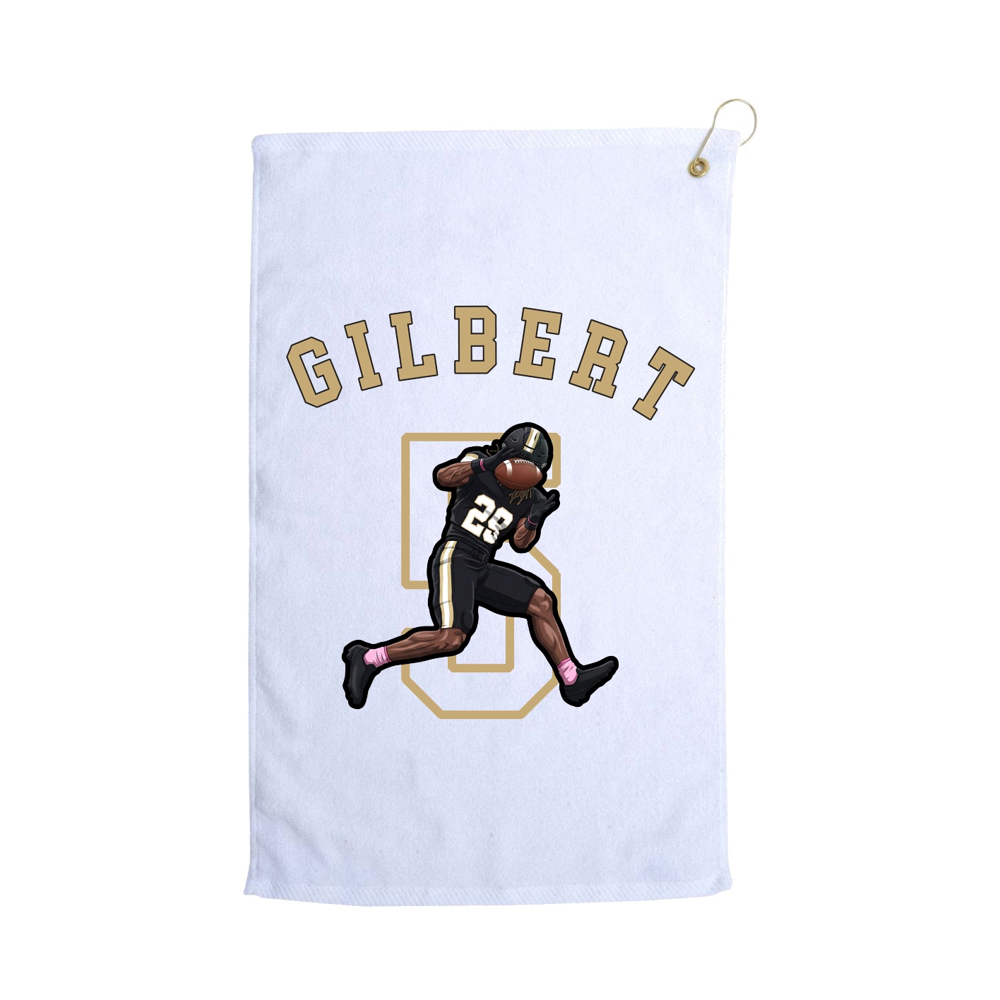 Golf Towel — Shirsey Arch in White
