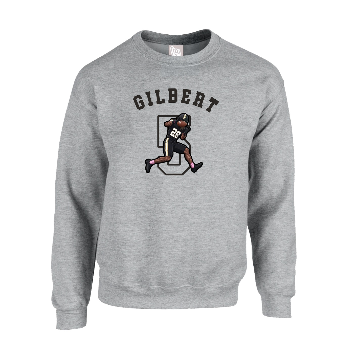 Fleece Crew — Shirsey Arch in Grey