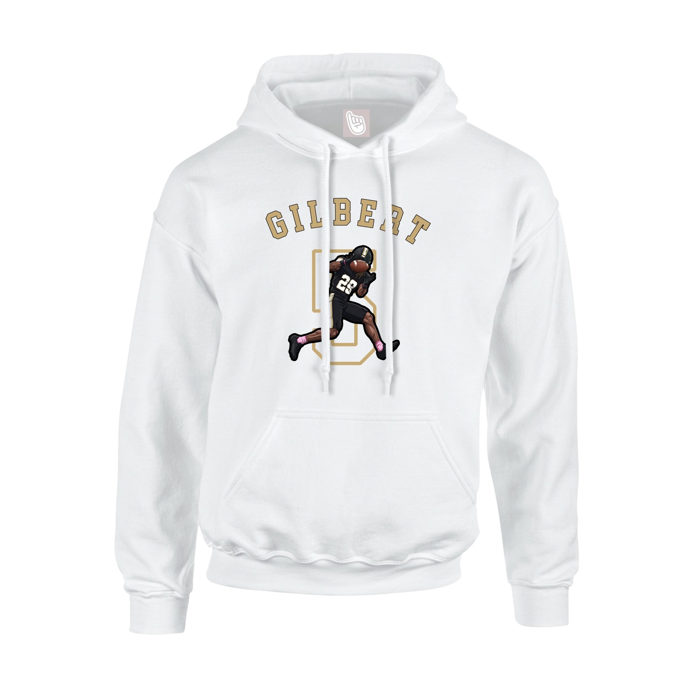 Youth Hoodie — Shirsey Arch in White
