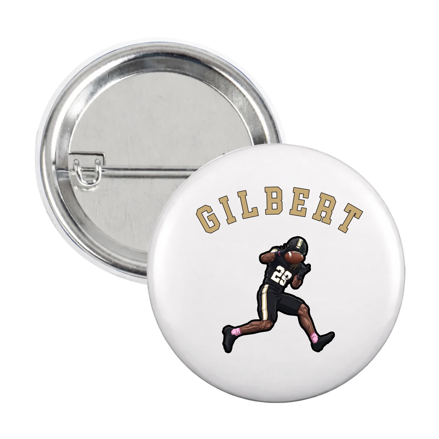 Game Day Button — Shirsey Arch in White