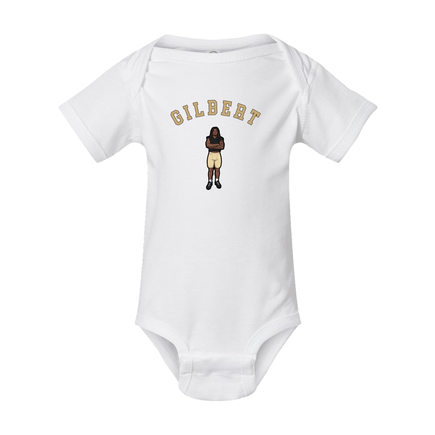 Baby Onesie — Shirsey Arch in White