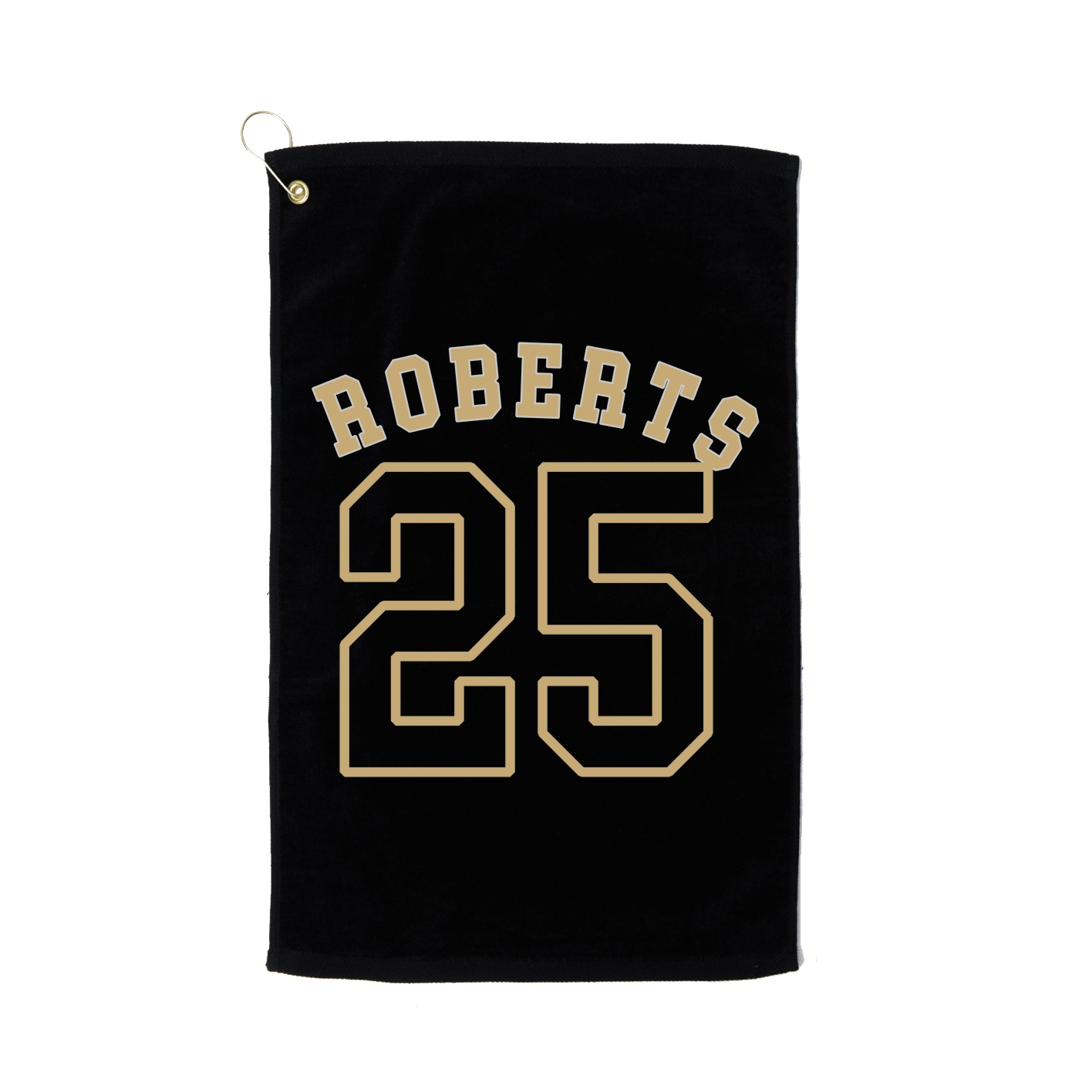 Golf Towel — Shirsey Arch in Black