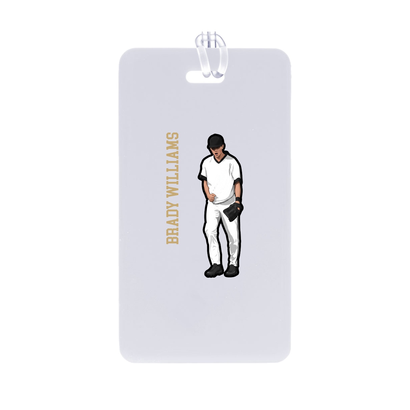 Bag Tag — Name Vertical in Classic