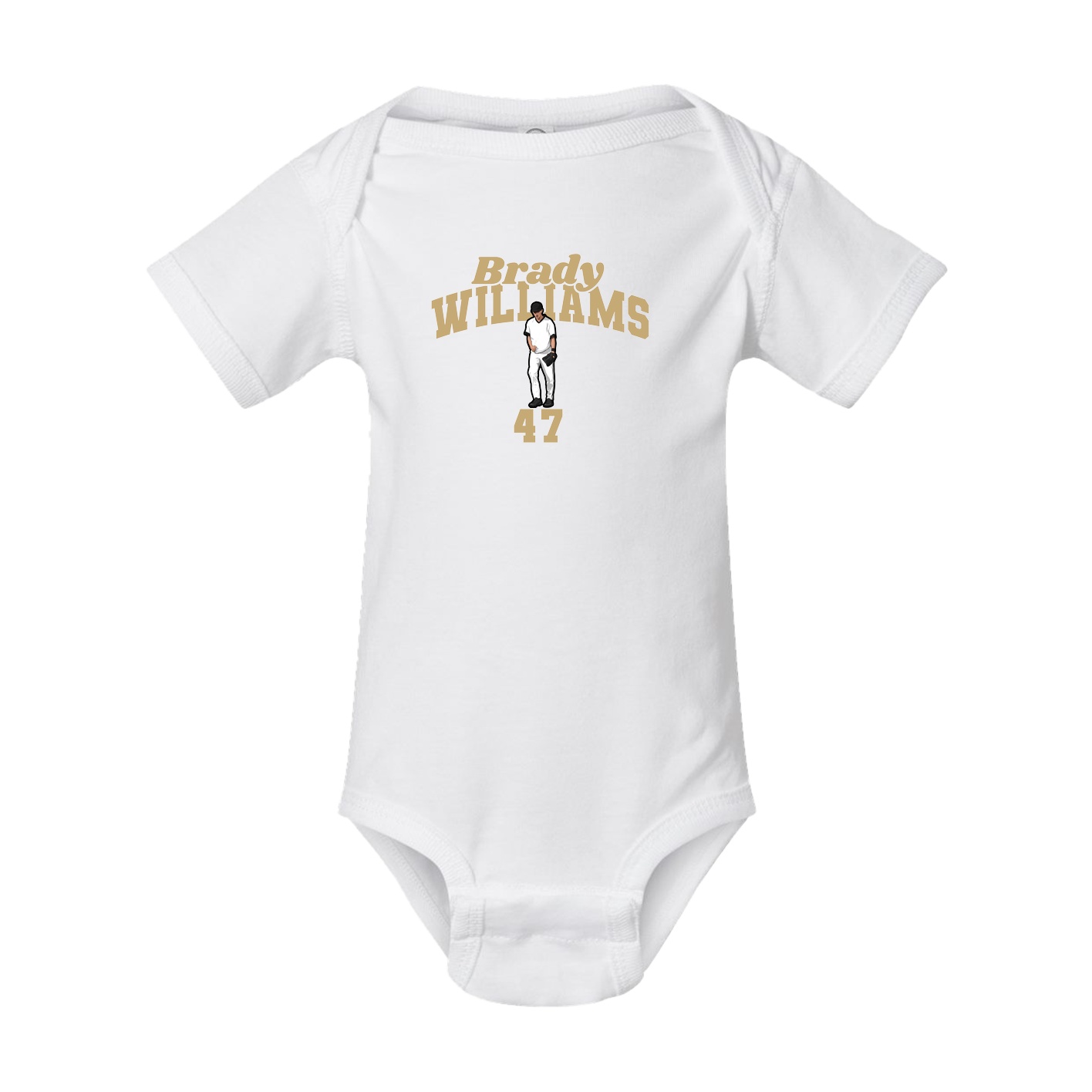 Baby Onesie — Signature Arch in White