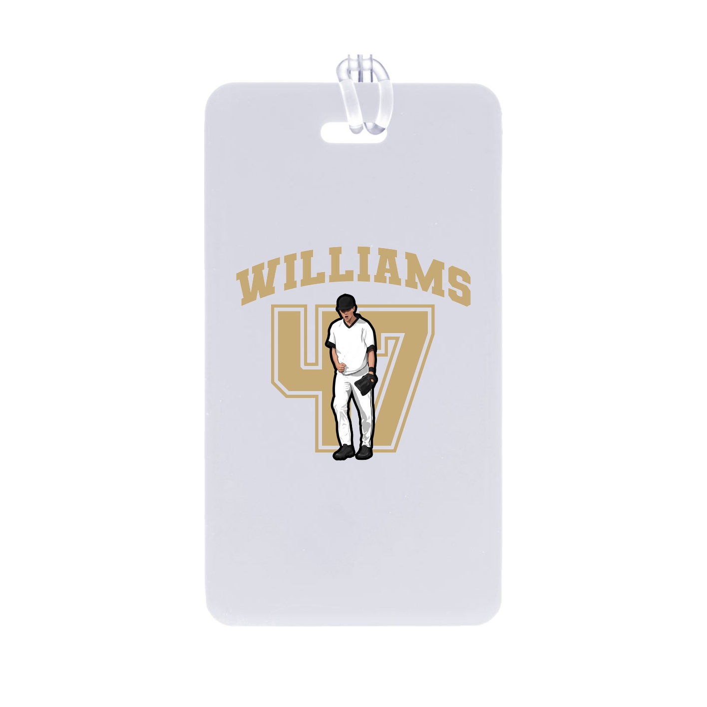 Bag Tag — Number in Classic