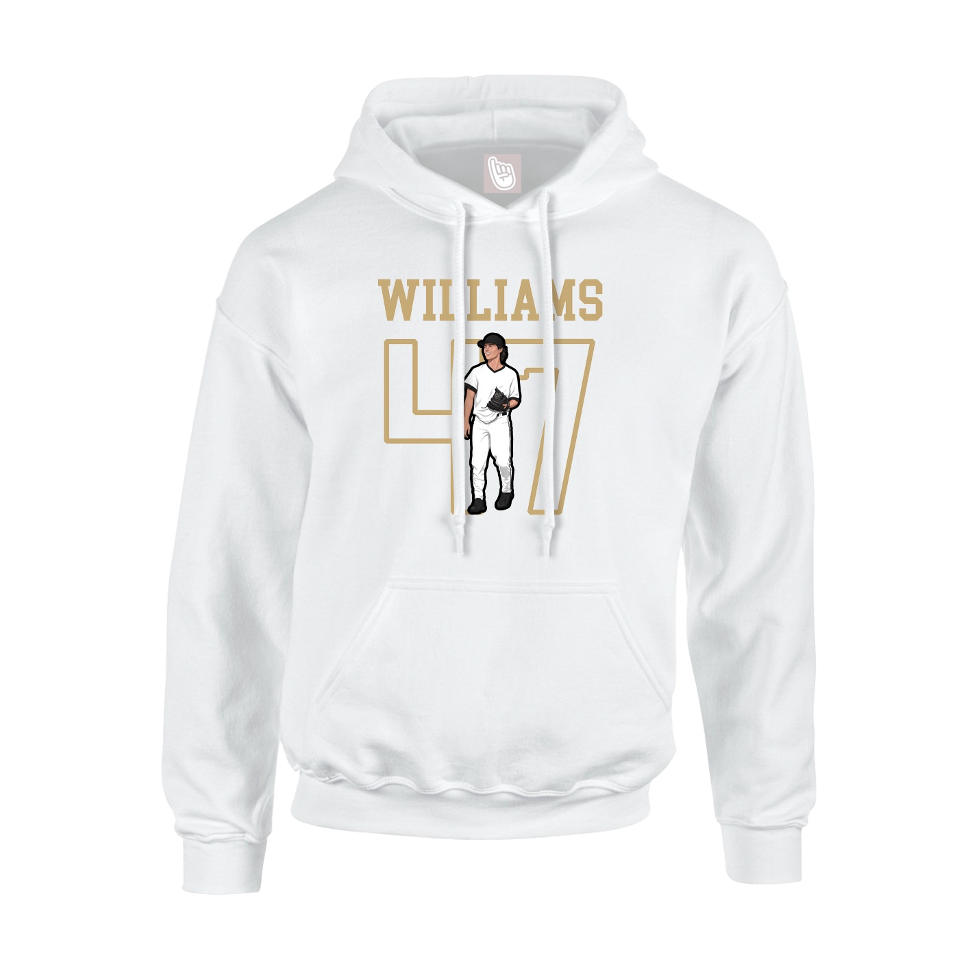 Youth Hoodie — Shirsey in White