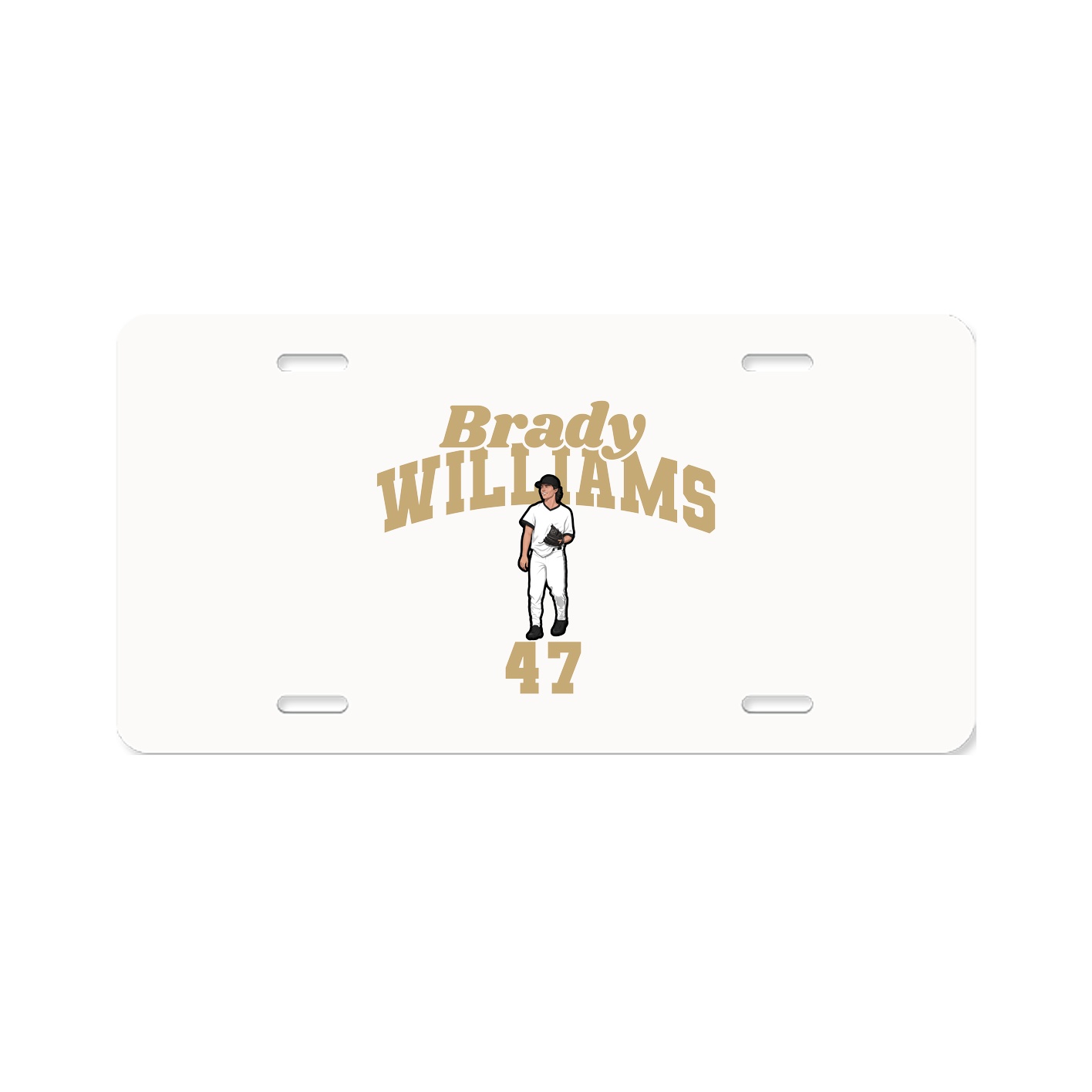 License Plate — Signature Arch in Classic