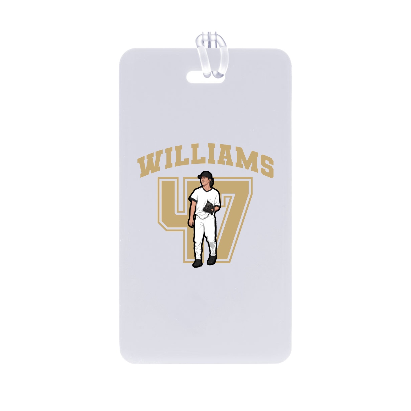 Bag Tag — Number in Classic