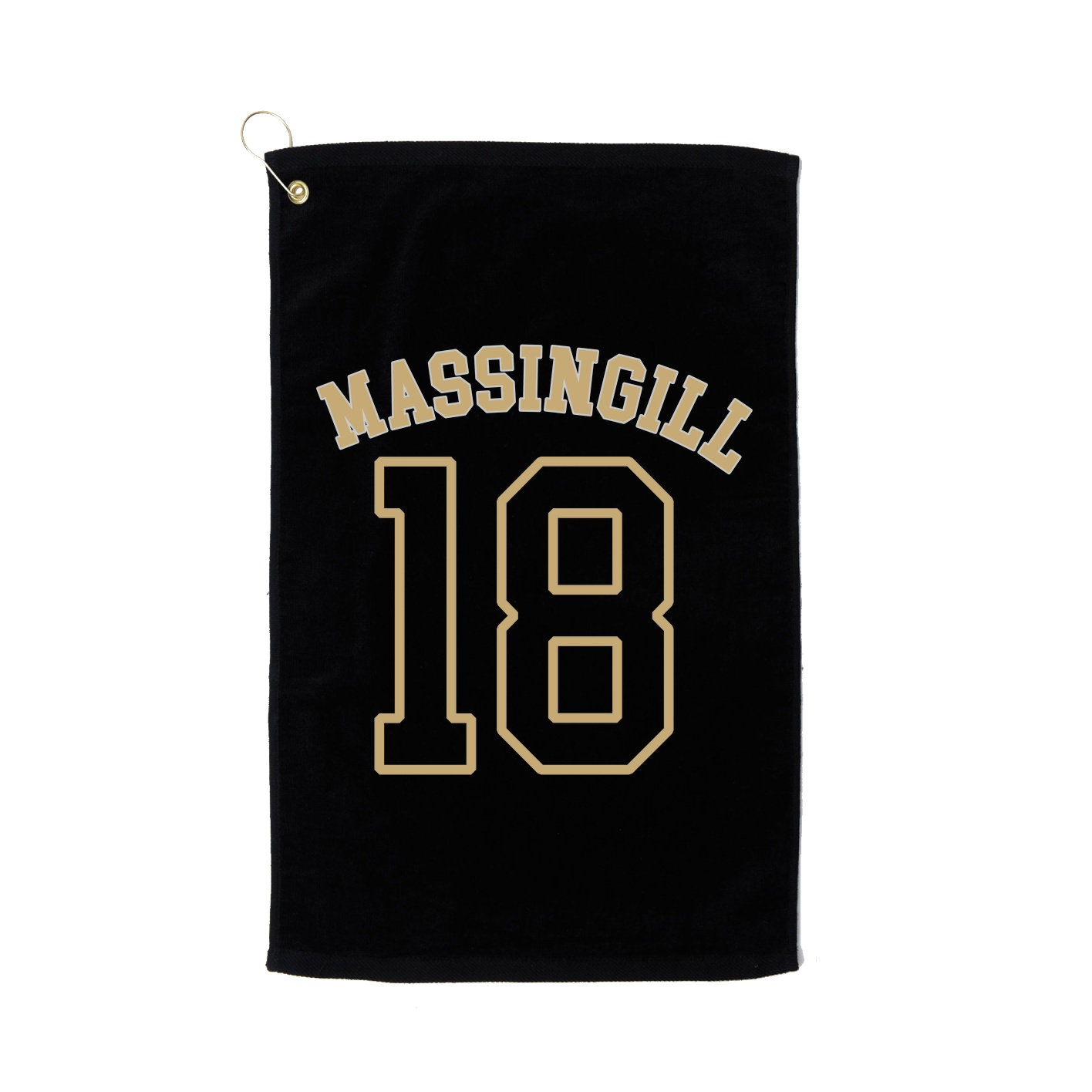 Golf Towel — Shirsey Arch in Black