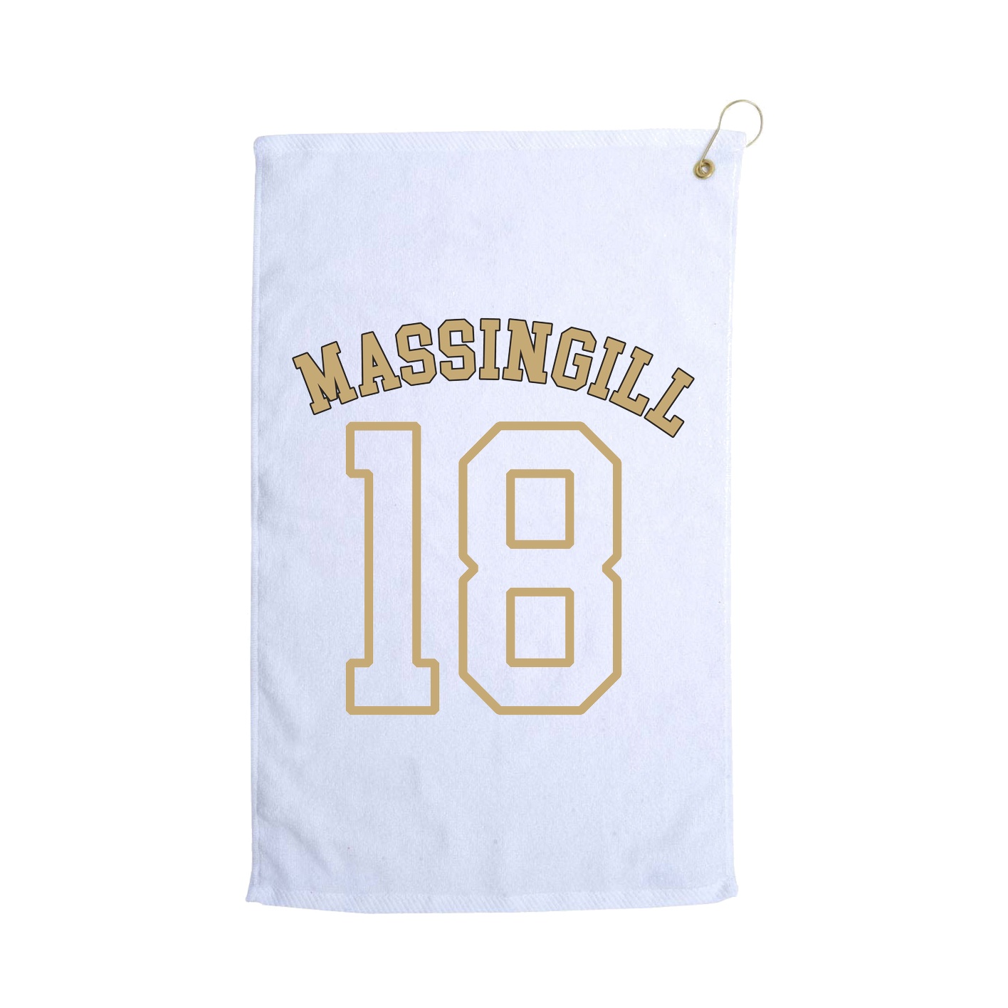 Golf Towel — Shirsey Arch in White