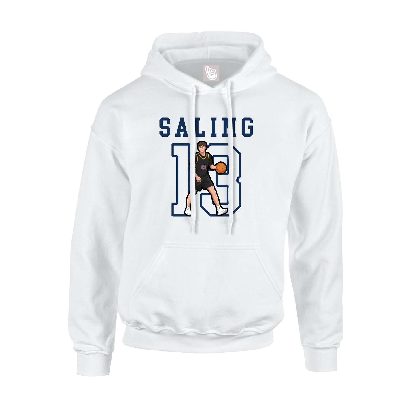 Hoodie — Shirsey in White