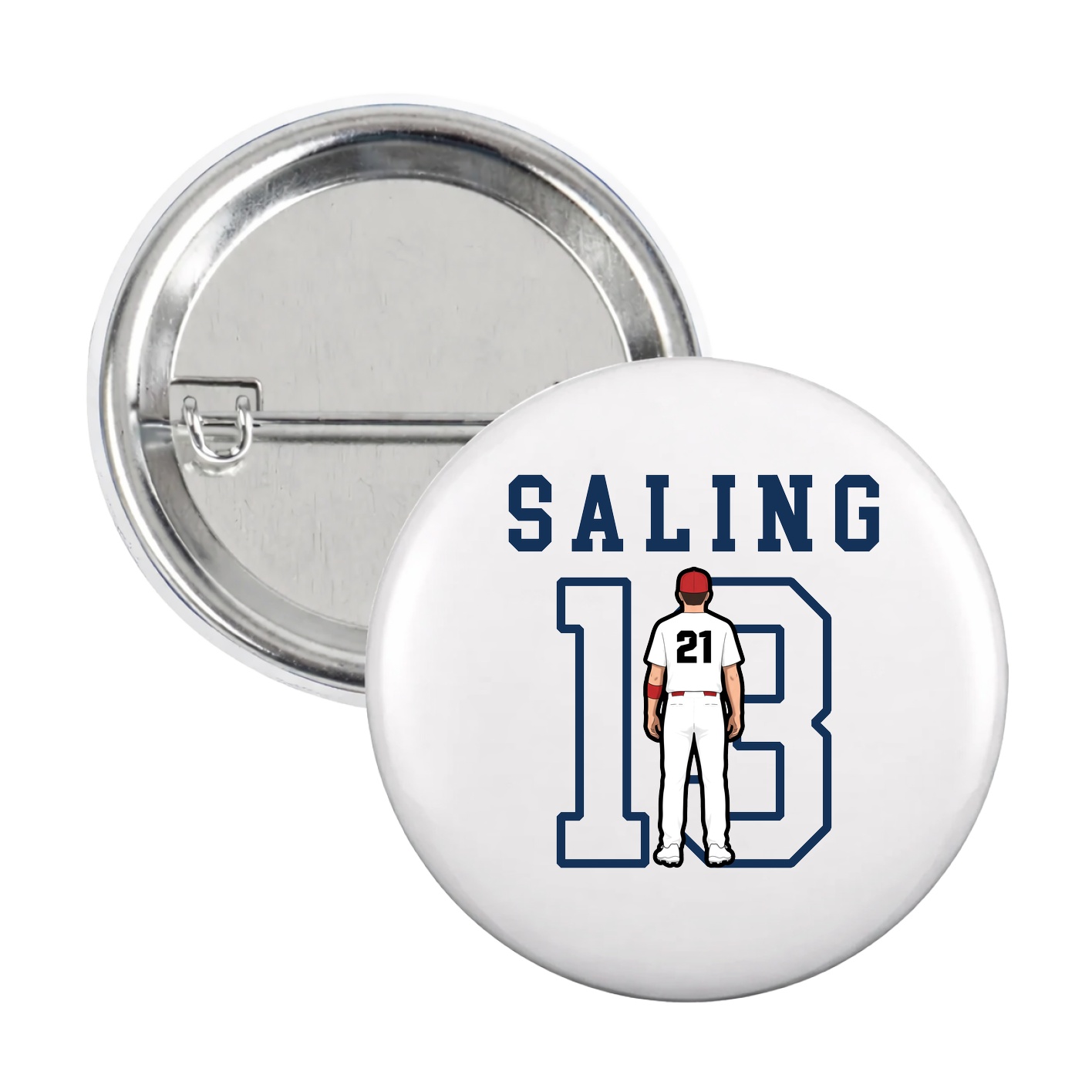 Game Day Button — Shirsey in White