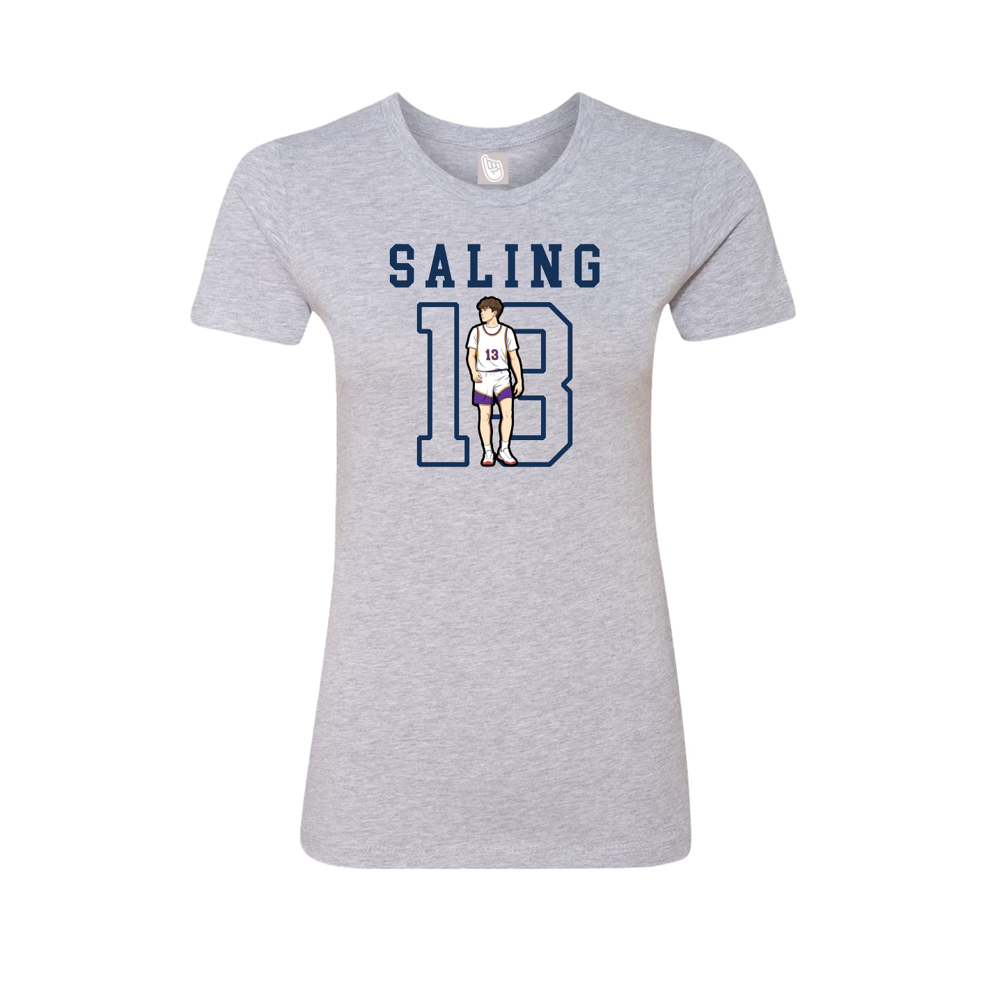 Fitted Women's Tee — Shirsey in Grey