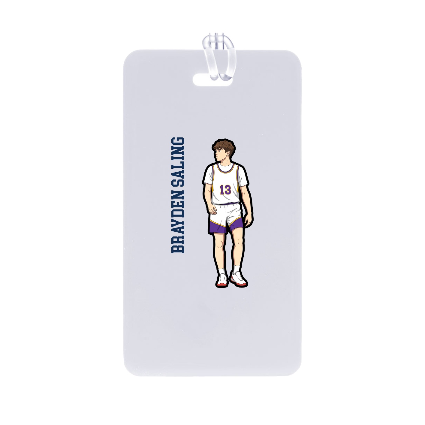 Bag Tag — Name Vertical in Classic