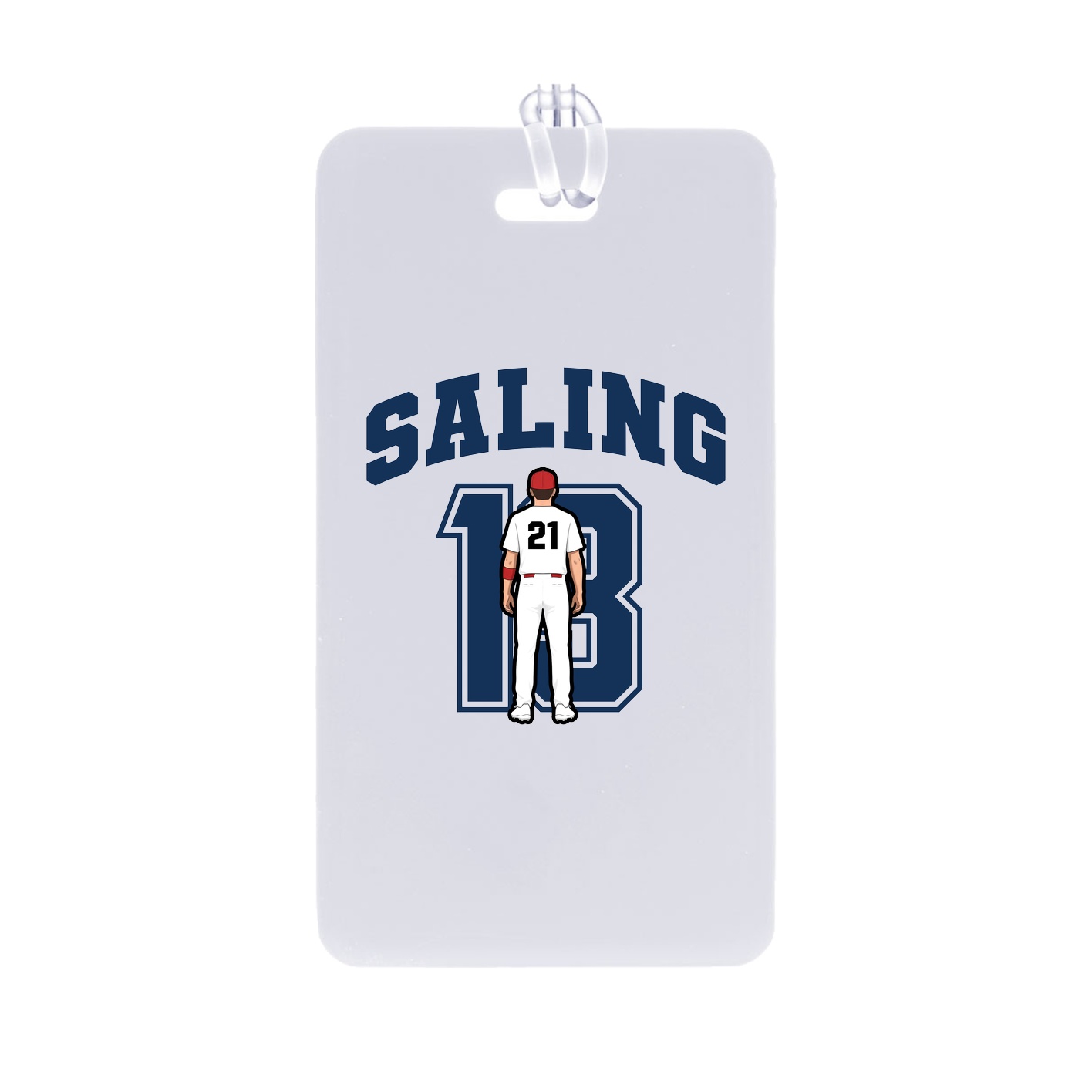 Bag Tag — Number in Classic