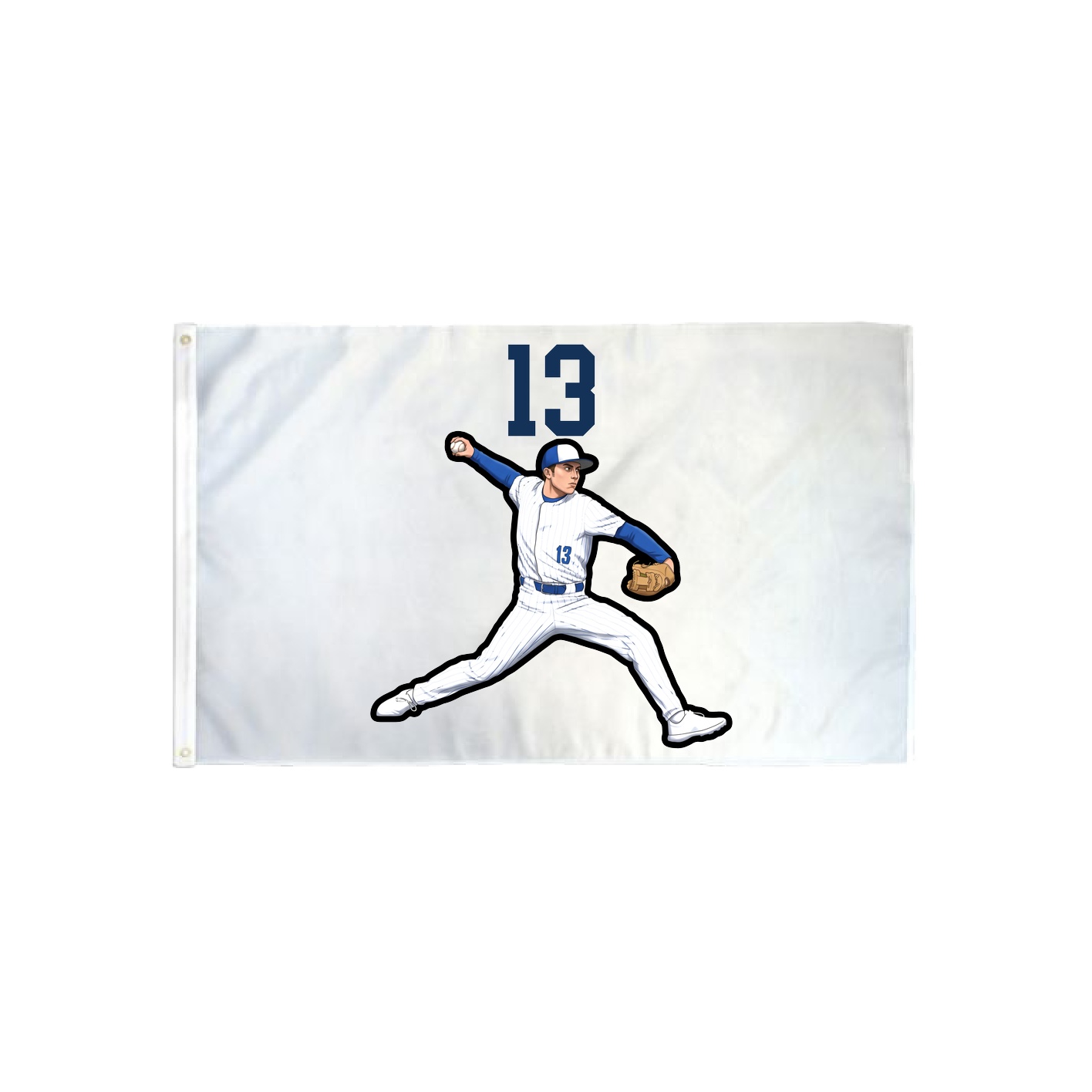 3x5 Flag — Number Top in Classic