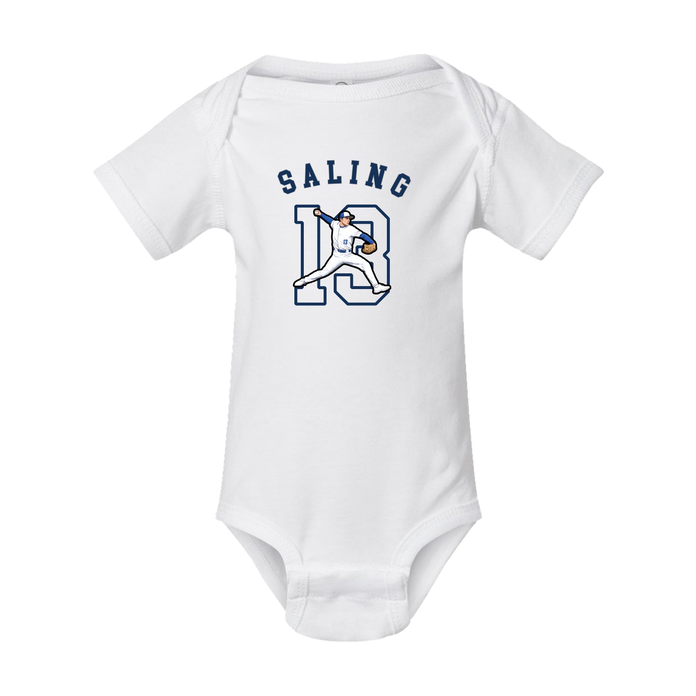 Baby Onesie — Shirsey Arch in White