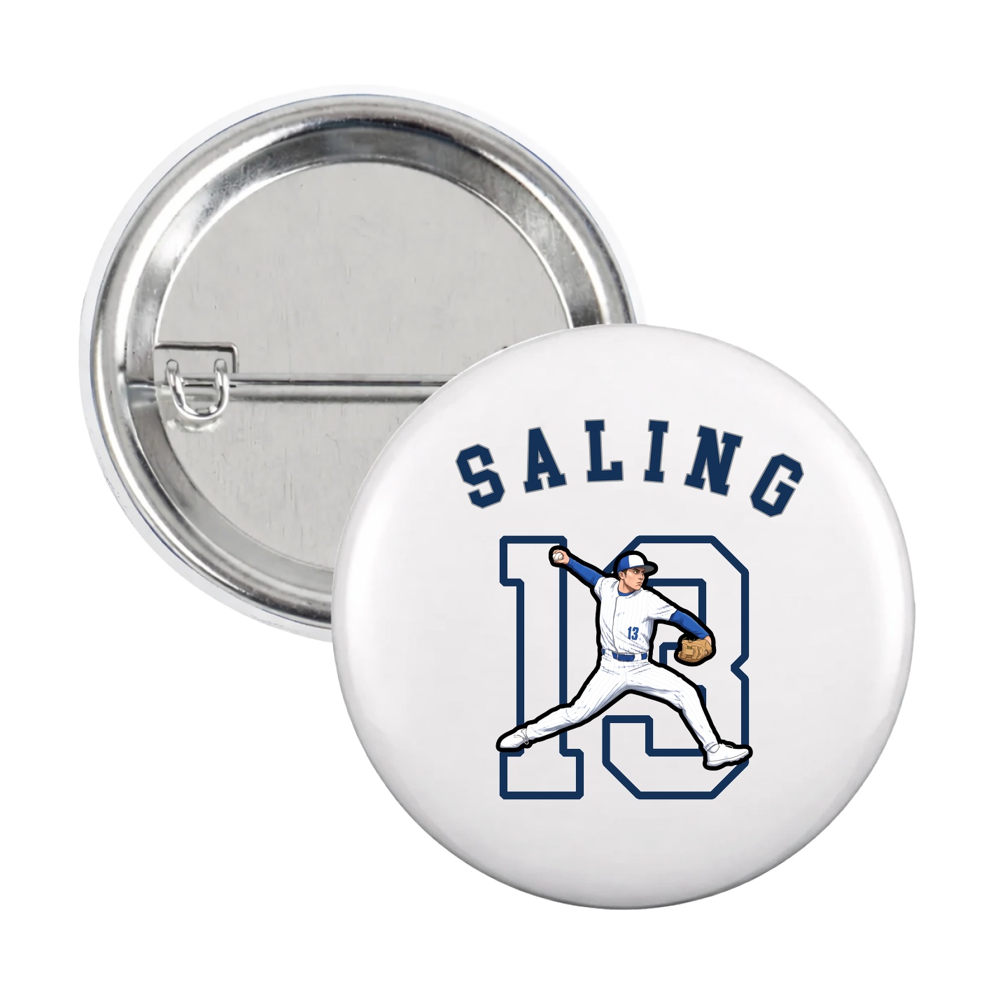 Game Day Button — Shirsey Arch in White