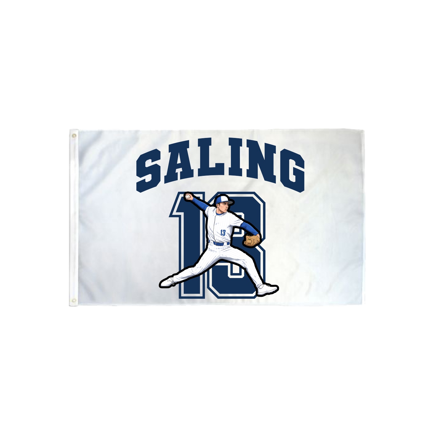 3x5 Flag — Number in Classic