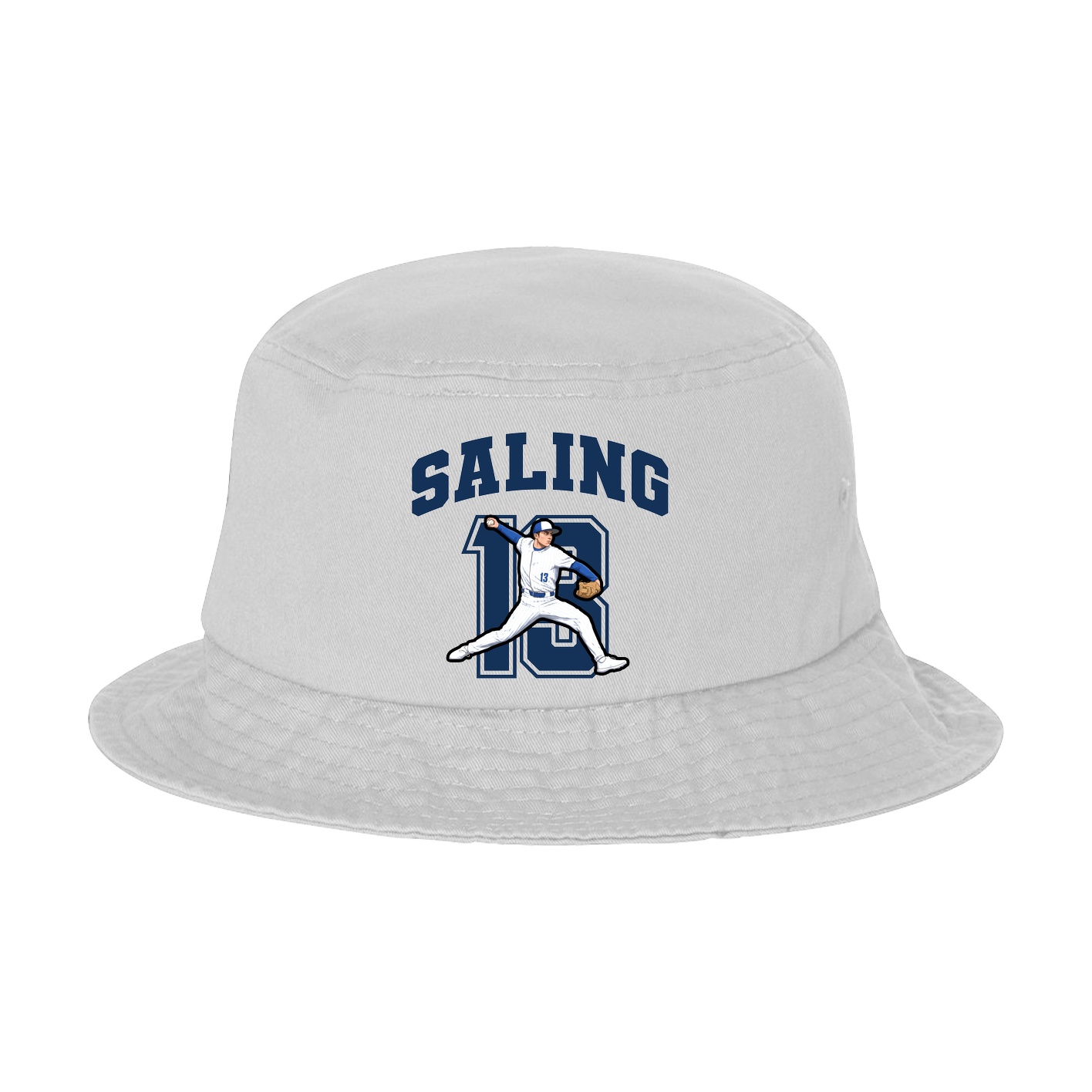 Bucket Cap — Number in White