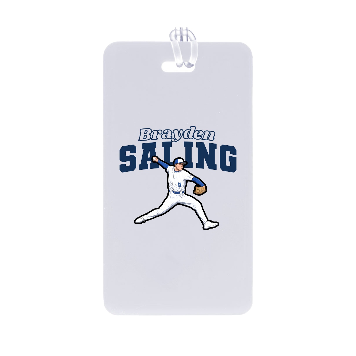 Bag Tag — Name Arch in Classic