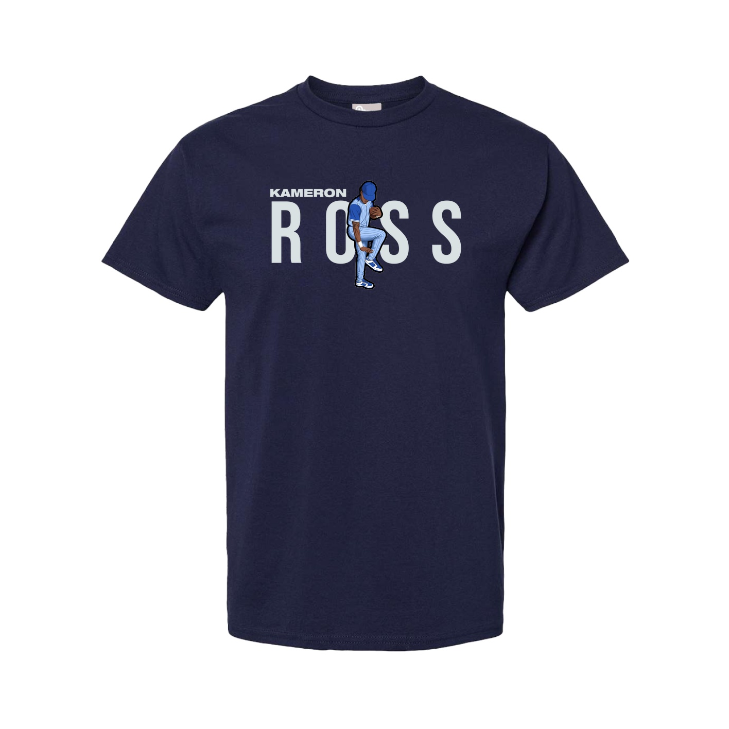 Tee — Player Name in Navy