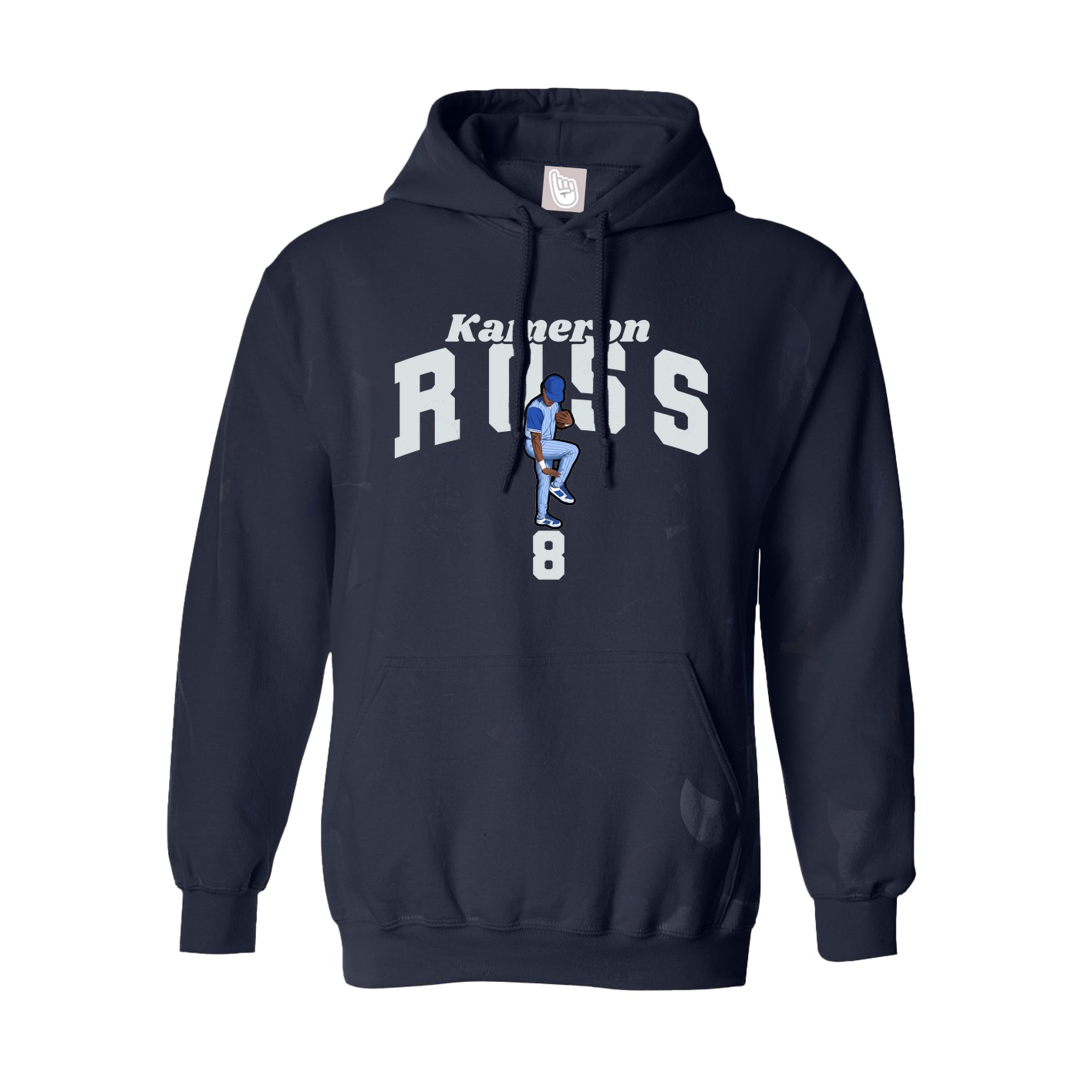 Hoodie — Signature Arch in Navy