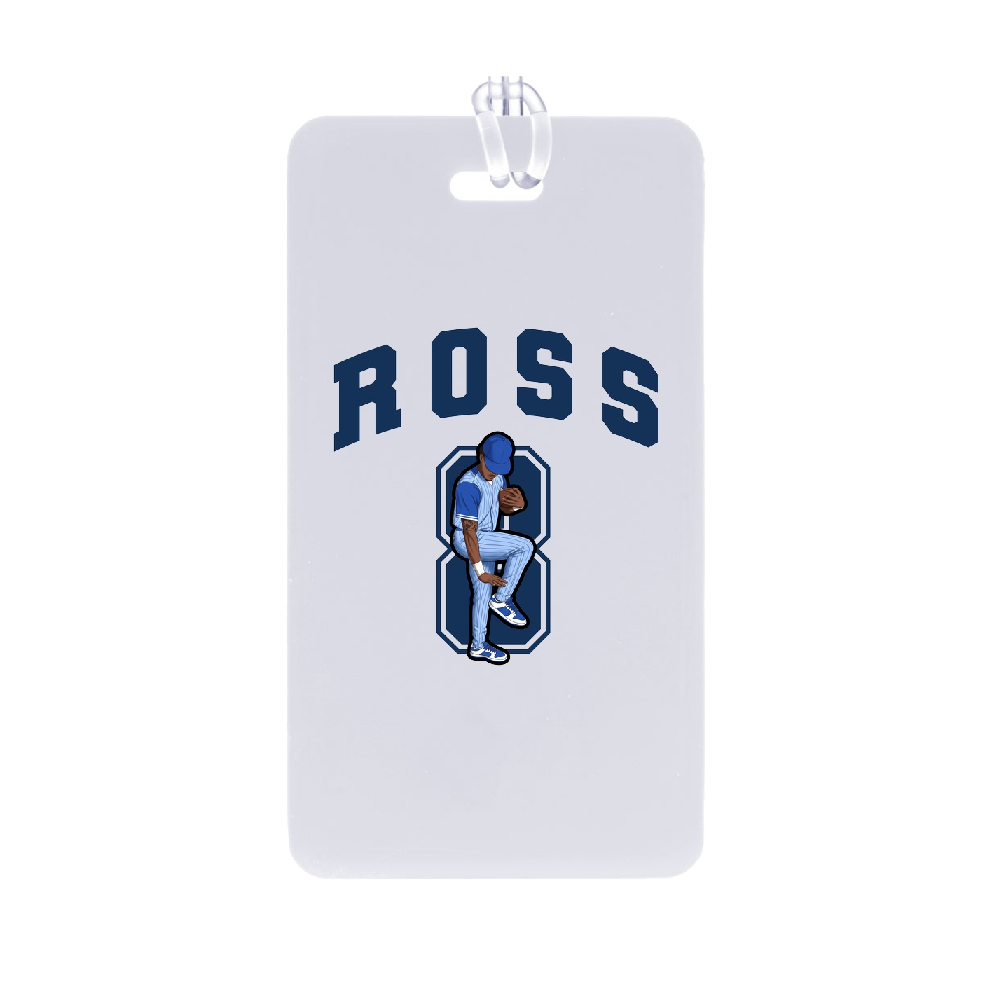 Bag Tag — Number in Classic