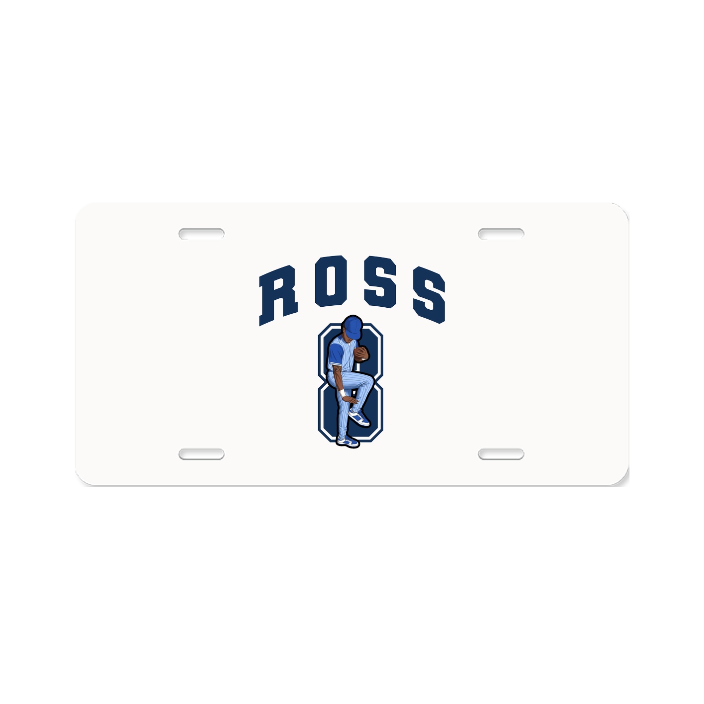 License Plate — Number in Classic