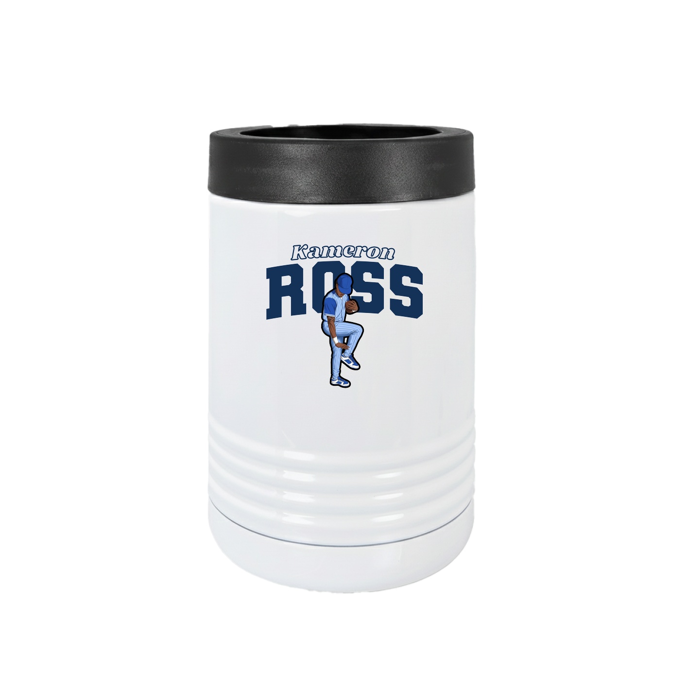 Beverage Holder — Name Arch in White