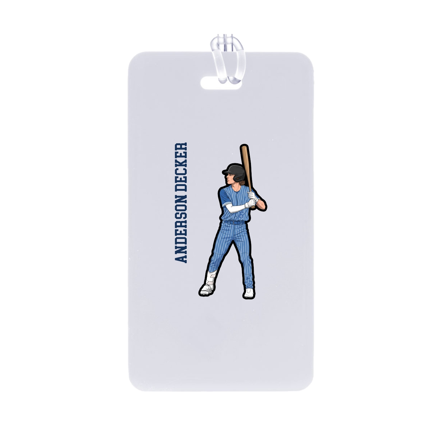 Bag Tag — Name Vertical in Classic
