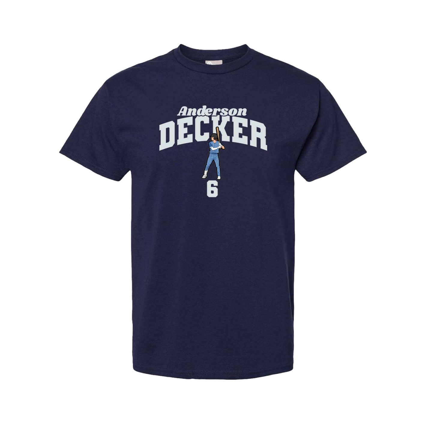 Youth Tee — Signature Arch in Navy