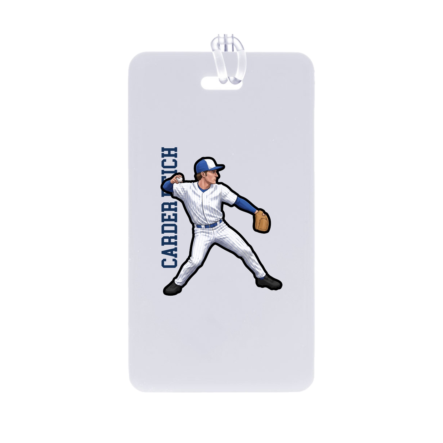Bag Tag — Name Vertical in Classic
