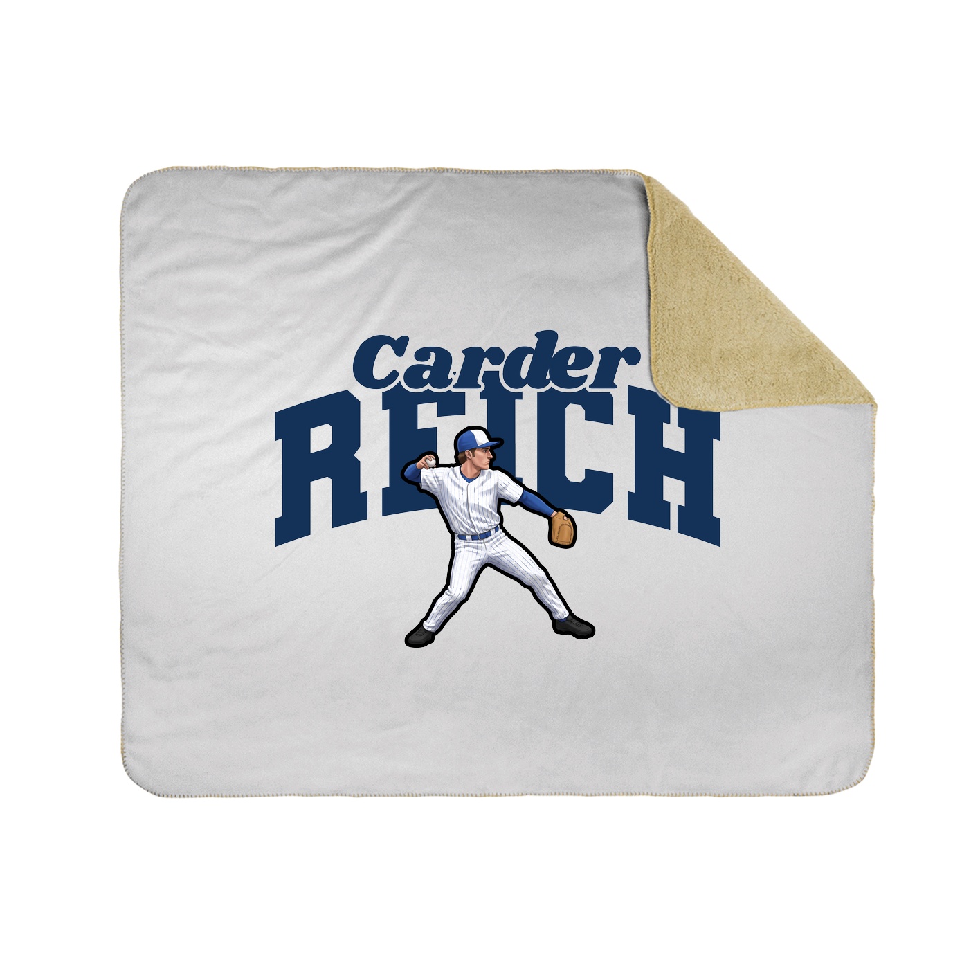 Throw Blanket — Signature Arch in White