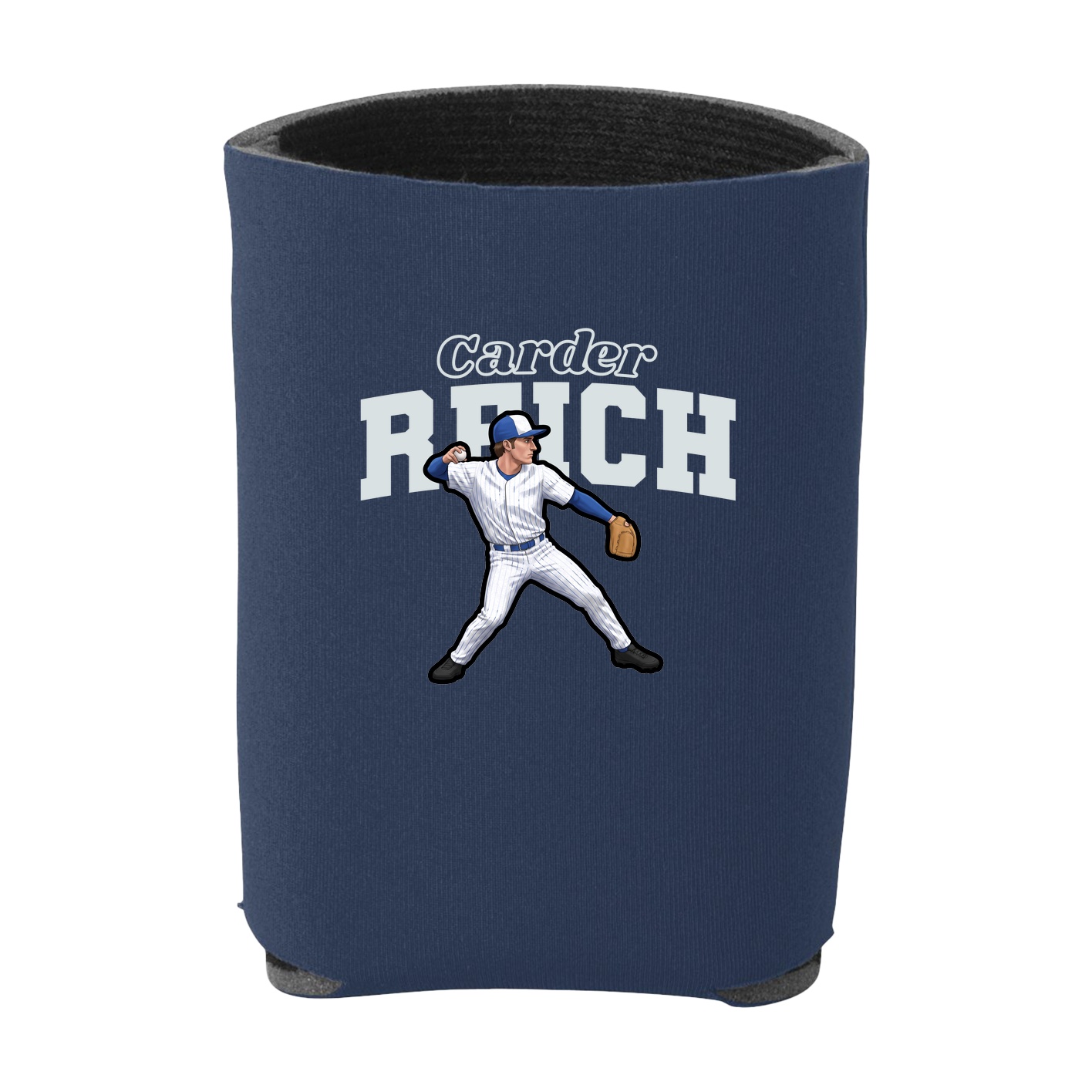 Can Holder — Name Arch in Navy