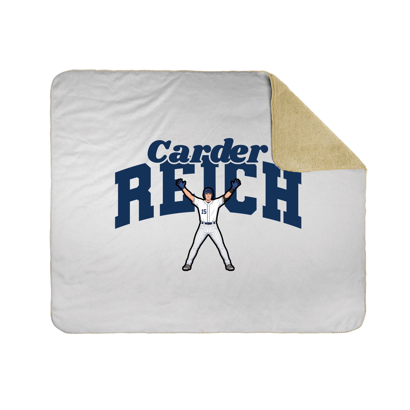 Throw Blanket — Signature Arch in White