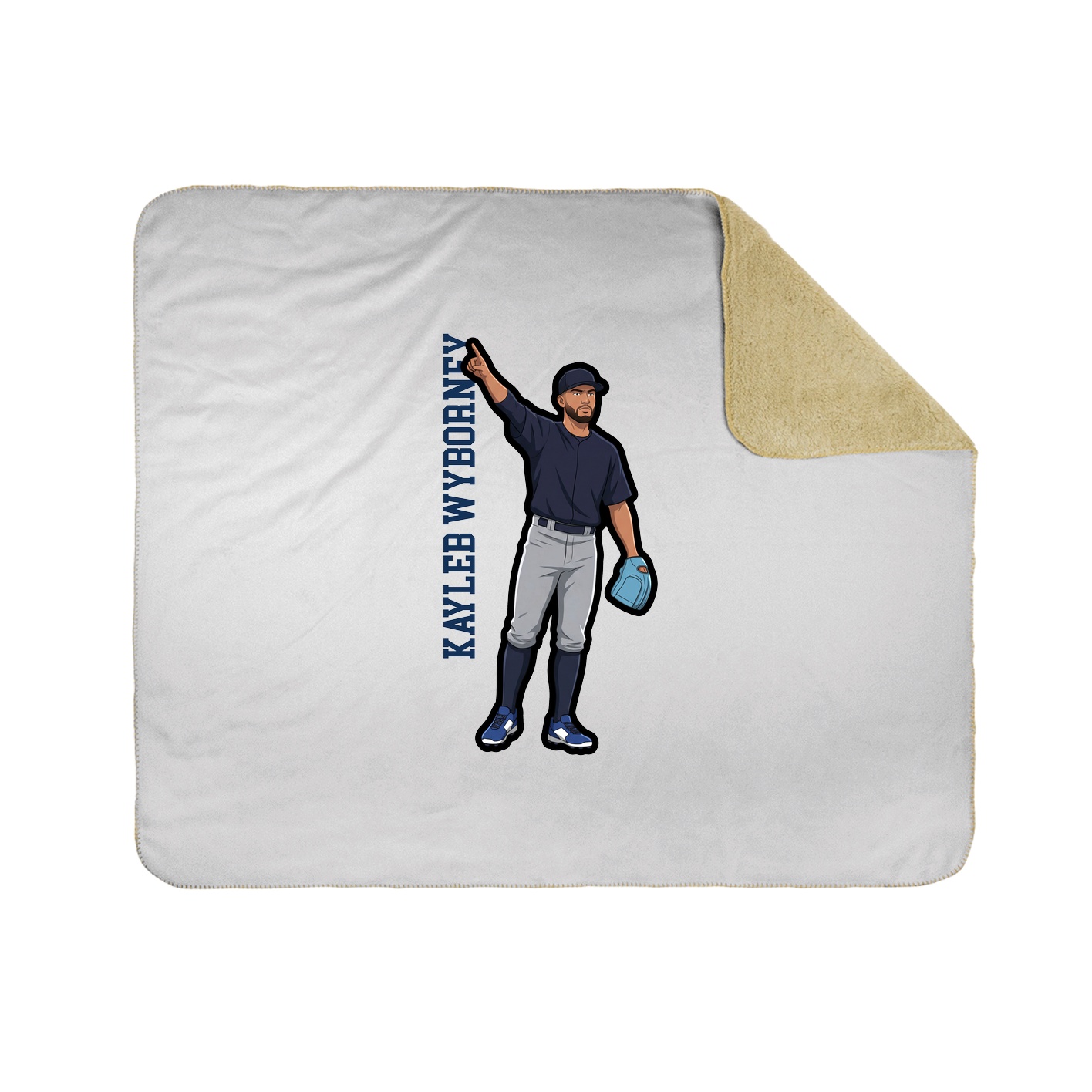 50x60 Sherpa Lined Throw Blanket