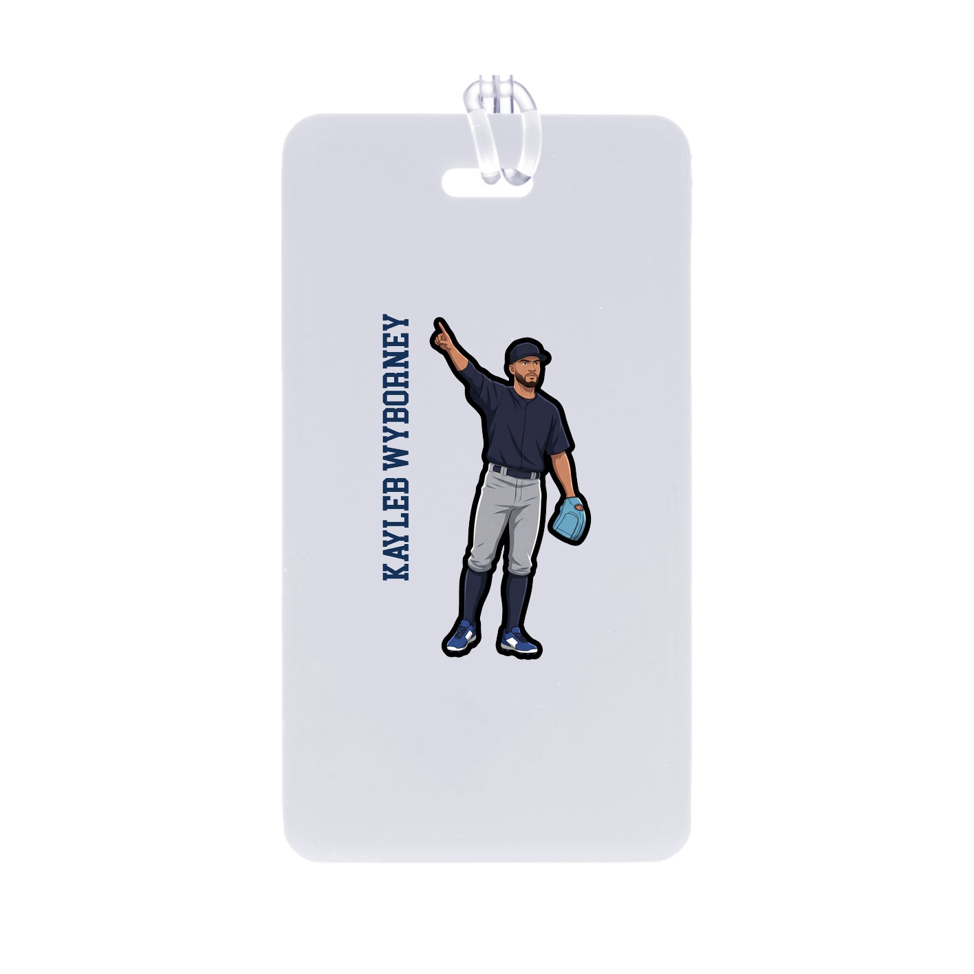 Bag Tag — Name Vertical in Classic