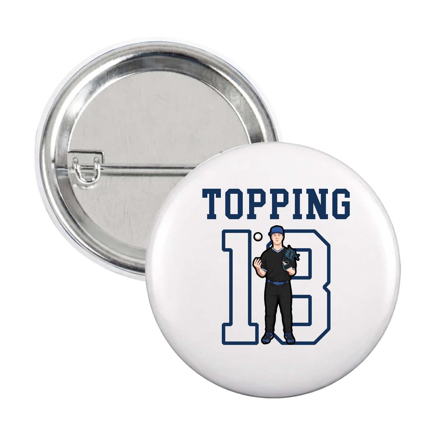 Game Day Button — Shirsey in White