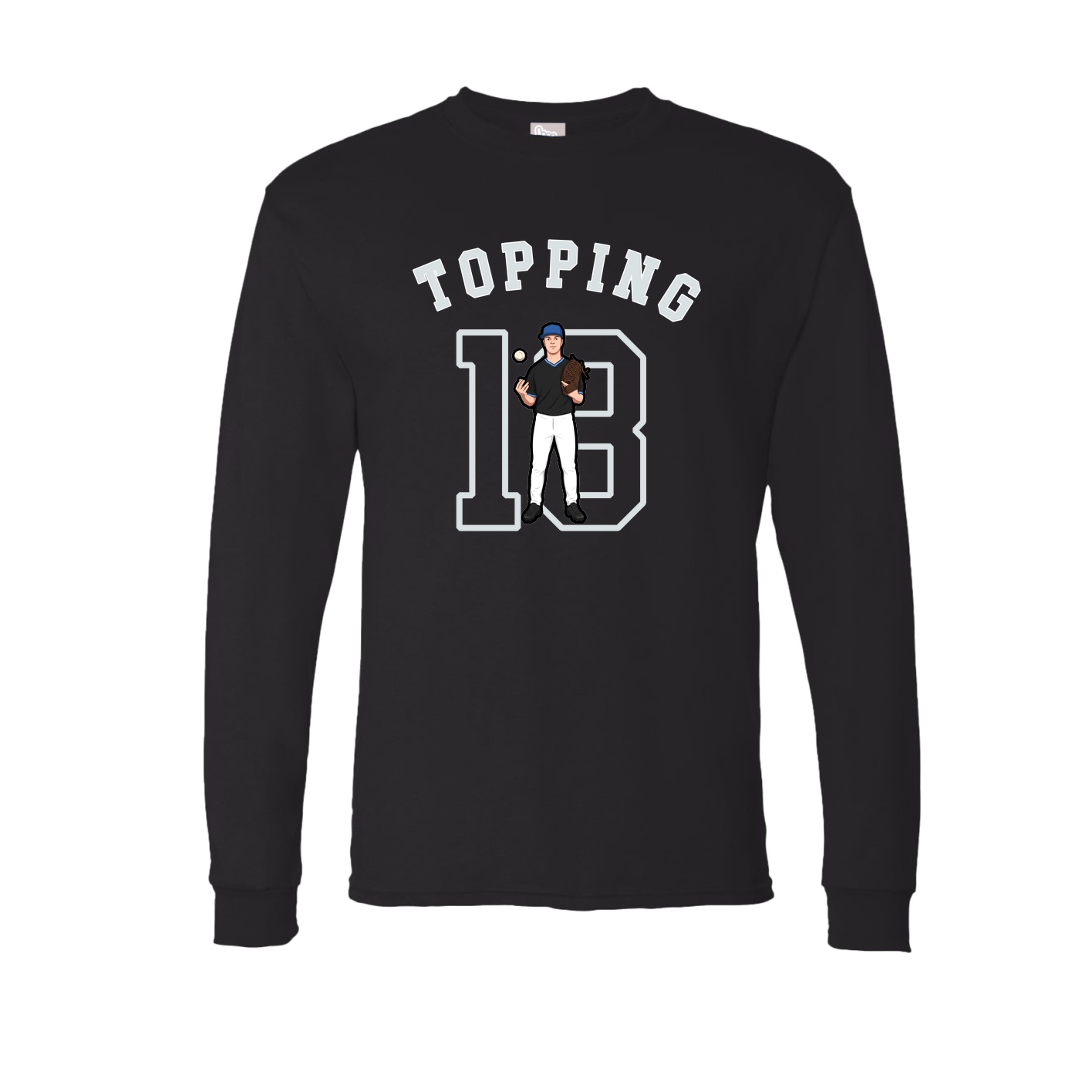 Long Sleeve Tee — Shirsey Arch in Black