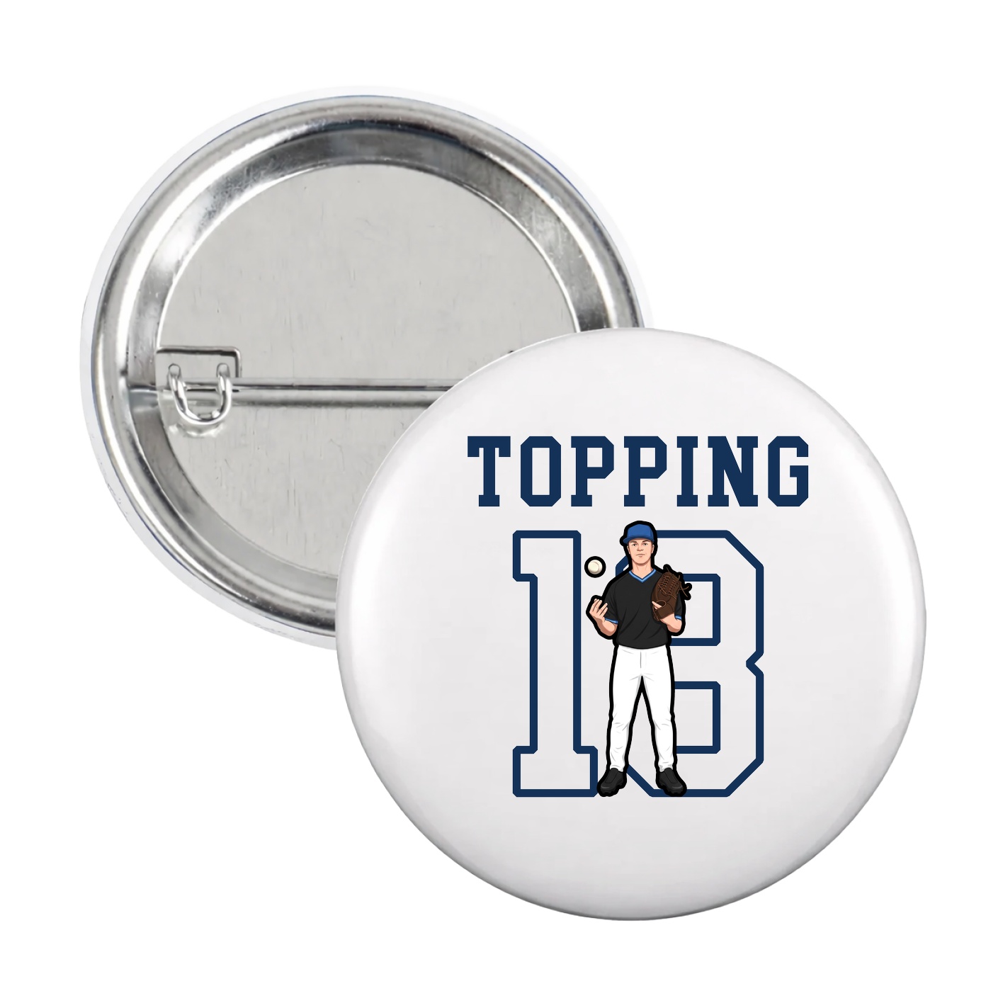 Game Day Button — Shirsey in White