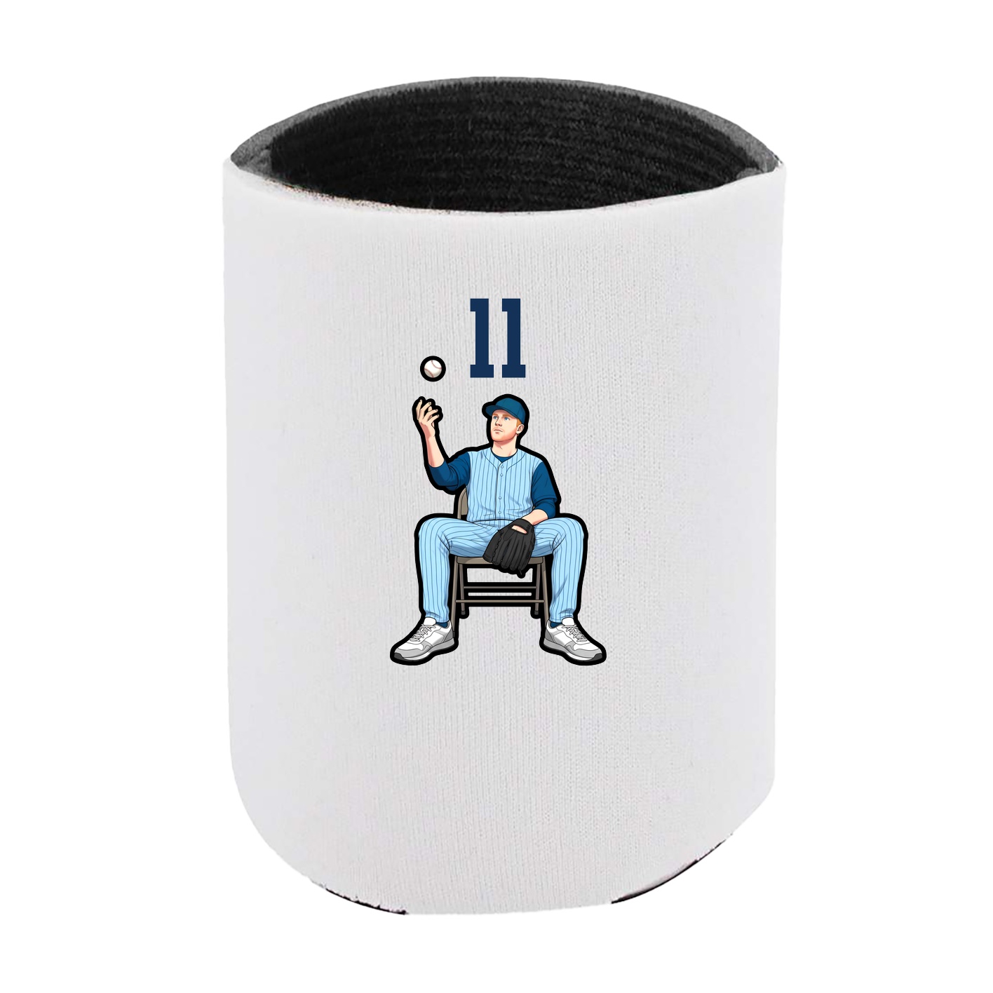 Can Holder — Number Top in White